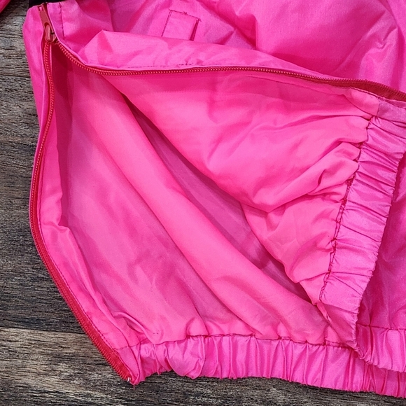 VINTAGE RARE NEON PINK HOTSTUF 80' 90'S SKI BRECKENRIDGE UNISEX PULLOVER JACKET - Picture 6 of 9